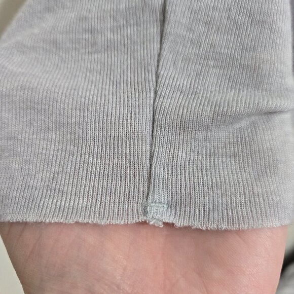 COS Oversized Gray Wool Blend T-shirt Size M - Picture 4 of 9